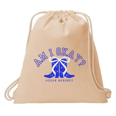 Moroney Am I Okay Drawstring Bag