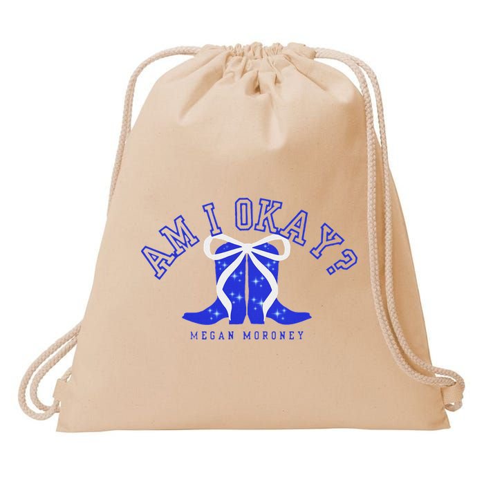 Moroney Am I Okay Drawstring Bag