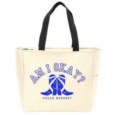 Moroney Am I Okay Zip Tote Bag