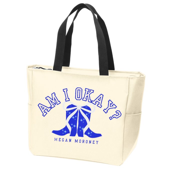Moroney Am I Okay Zip Tote Bag