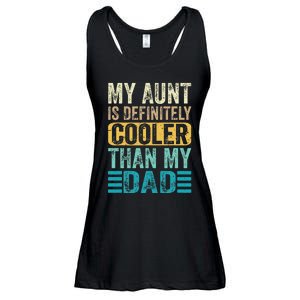 My Aunt Is Definitely Cooler Than My Dad Cool Auntie Funny Ladies Essential Flowy Tank