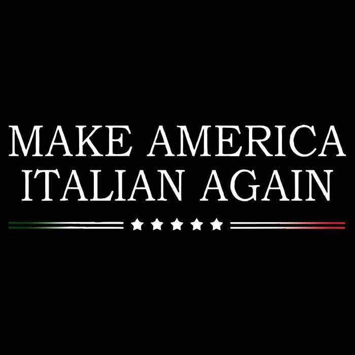 Make America Italian Again Funny Drawstring Bag