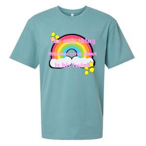 My Aunt Is Definitely Cooler Than My Dad Cool Auntie Funny Sueded Cloud Jersey T-Shirt