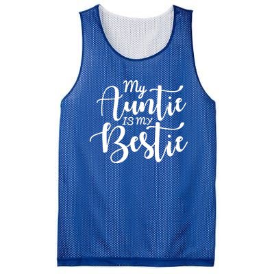 My Auntie Is My Bestie Baby Mesh Reversible Basketball Jersey Tank