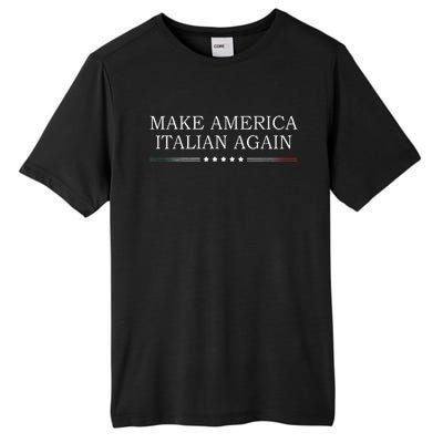 Make America Italian Again Tall Fusion ChromaSoft Performance T-Shirt