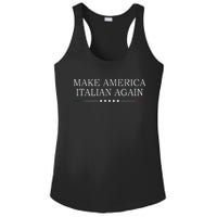 Make America Italian Again Ladies PosiCharge Competitor Racerback Tank