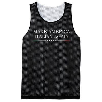 Make America Italian Again Mesh Reversible Basketball Jersey Tank