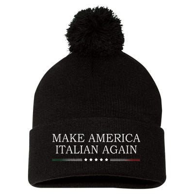 Make America Italian Again Pom Pom 12in Knit Beanie