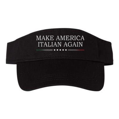 Make America Italian Again Valucap Bio-Washed Visor