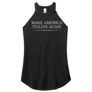 Make America Italian Again Women's Perfect Tri Rocker Tank