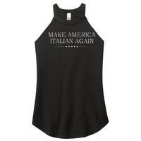 Make America Italian Again Women's Perfect Tri Rocker Tank