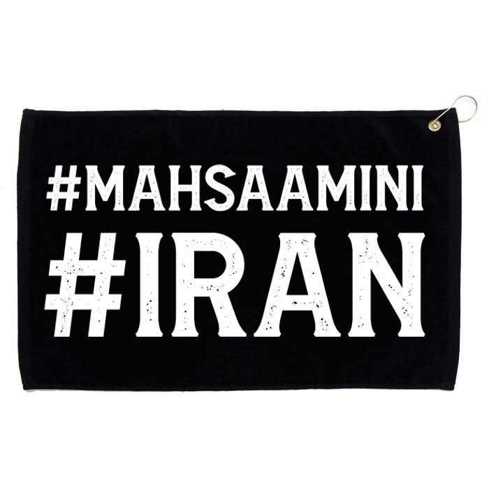 Mahsa Amini Iran Justice Grommeted Golf Towel