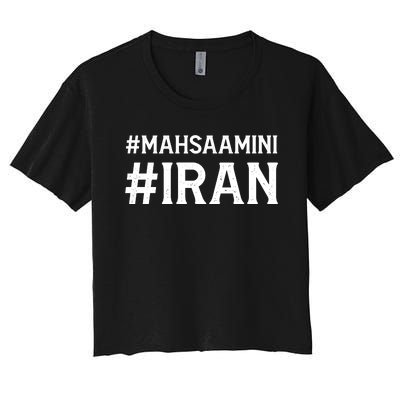 Mahsa Amini Iran Justice Women's Crop Top Tee