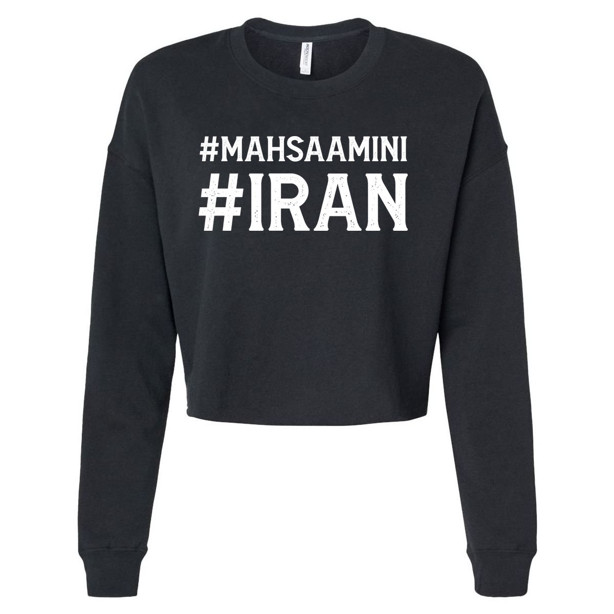 Mahsa Amini Iran Justice Cropped Pullover Crew