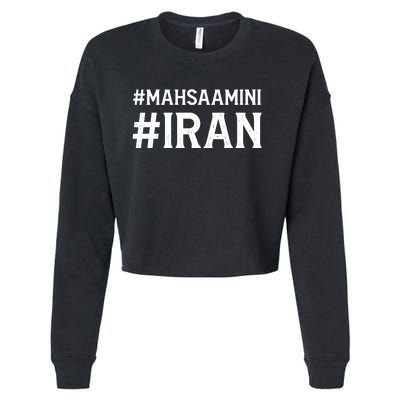 Mahsa Amini Iran Justice Cropped Pullover Crew