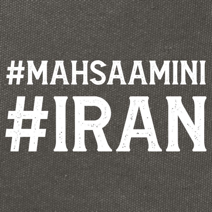 Mahsa Amini Iran Justice Cotton Canvas Backpack