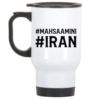 Mahsa Amini Iran Justice Stainless Steel Travel Mug