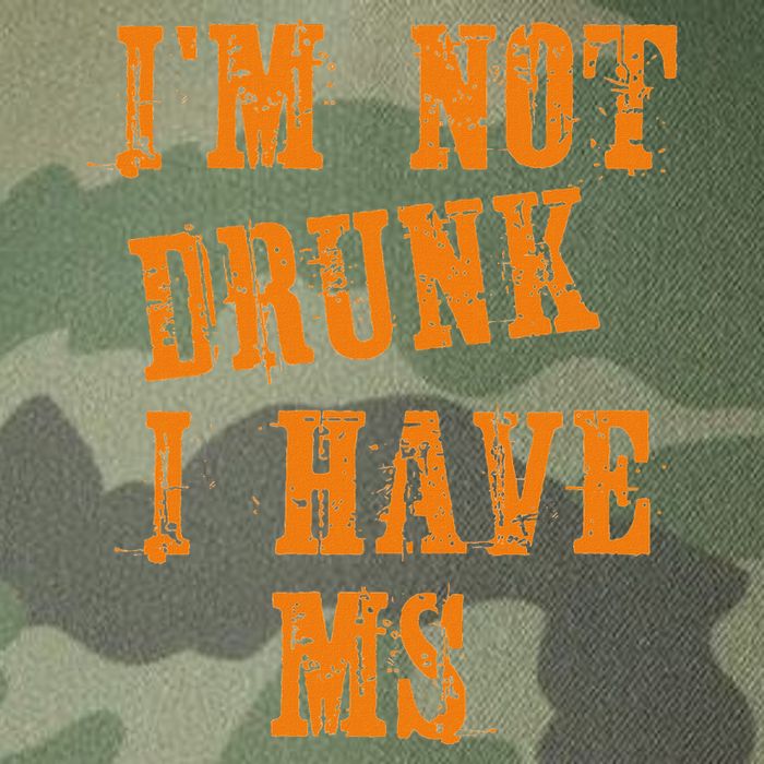 Ms Awareness  IM Not Drunk I Have Ms Legacy Tie Dye Trucker Hat