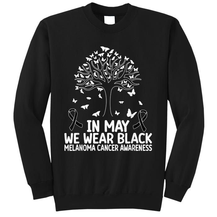 Melanoma Awareness In may we wear Melanoma Cancer Awareness Sweatshirt