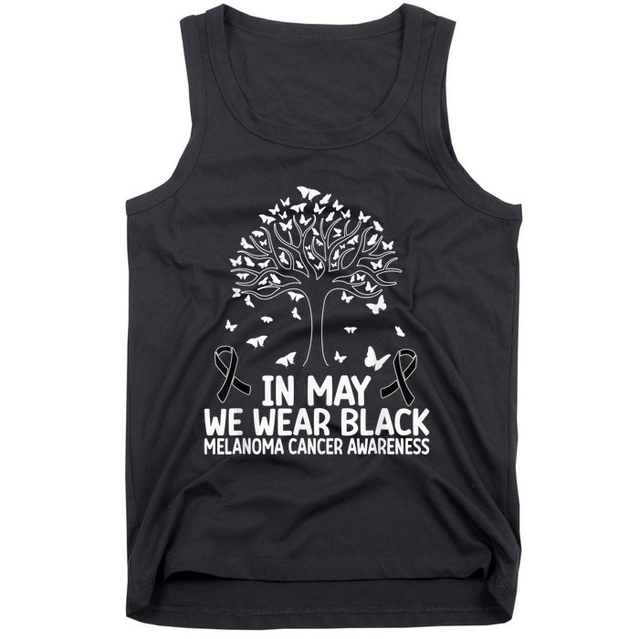 Melanoma Awareness In may we wear Melanoma Cancer Awareness Tank Top