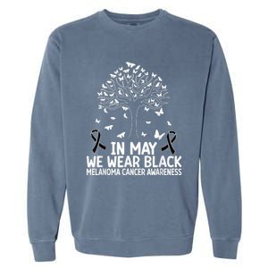 Melanoma Awareness In may we wear Melanoma Cancer Awareness Garment-Dyed Sweatshirt