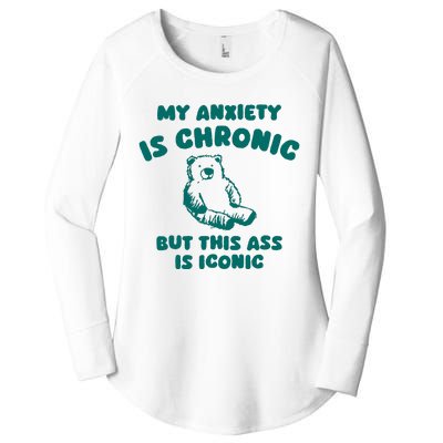 My Anxiety Is Chronic Women's Perfect Tri Tunic Long Sleeve Shirt