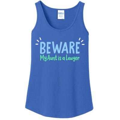 My Aunt Is A Lawyer For Attorneys Gift Ladies Essential Tank