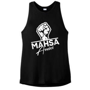 Mahsa Amini Iran MAHSAAMINI Ladies PosiCharge Tri-Blend Wicking Tank