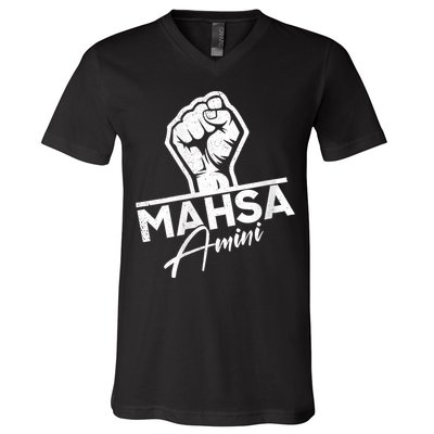 Mahsa Amini Iran MAHSAAMINI V-Neck T-Shirt