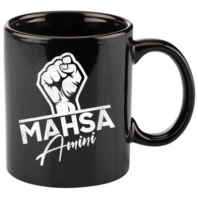 Mahsa Amini Iran MAHSAAMINI 11oz C Handle Ceramic Mug