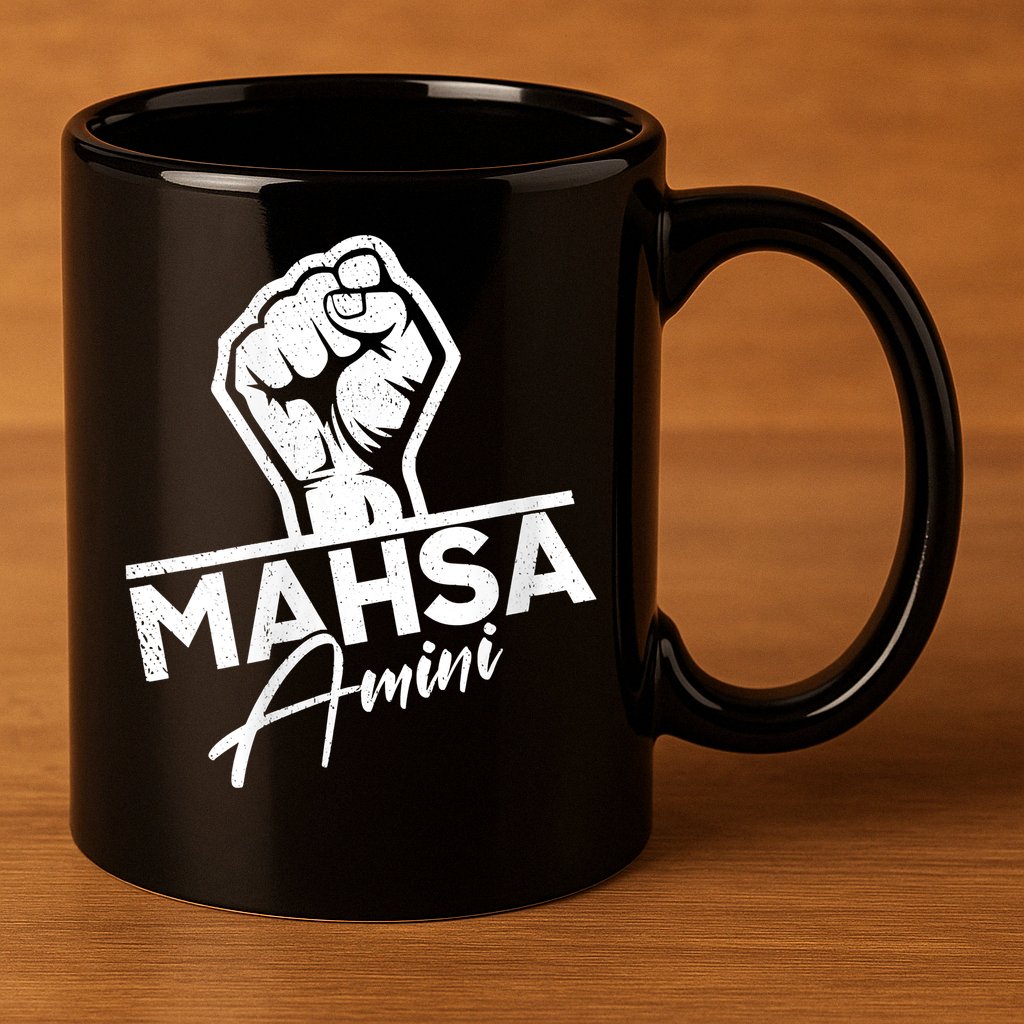 Mahsa Amini Iran MAHSAAMINI 11oz C Handle Ceramic Mug