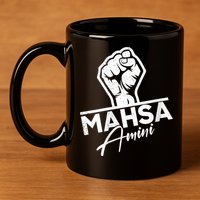 Mahsa Amini Iran MAHSAAMINI 11oz C Handle Ceramic Mug