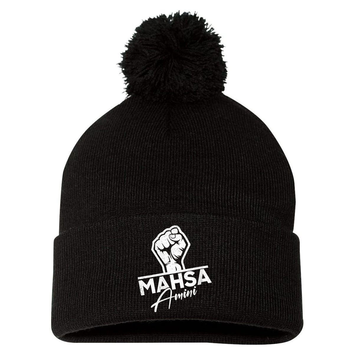 Mahsa Amini Iran MAHSAAMINI Pom Pom 12in Knit Beanie