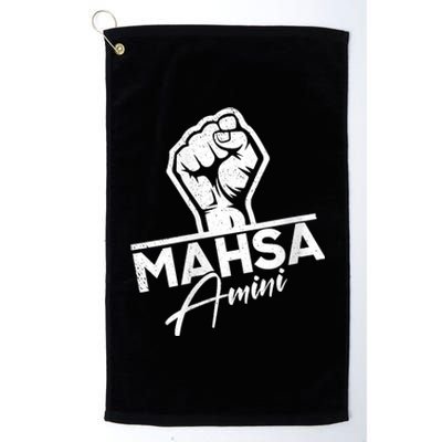 Mahsa Amini Iran MAHSAAMINI Platinum Collection Golf Towel