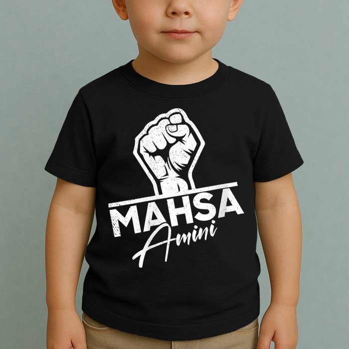 Mahsa Amini Iran MAHSAAMINI Toddler T-Shirt