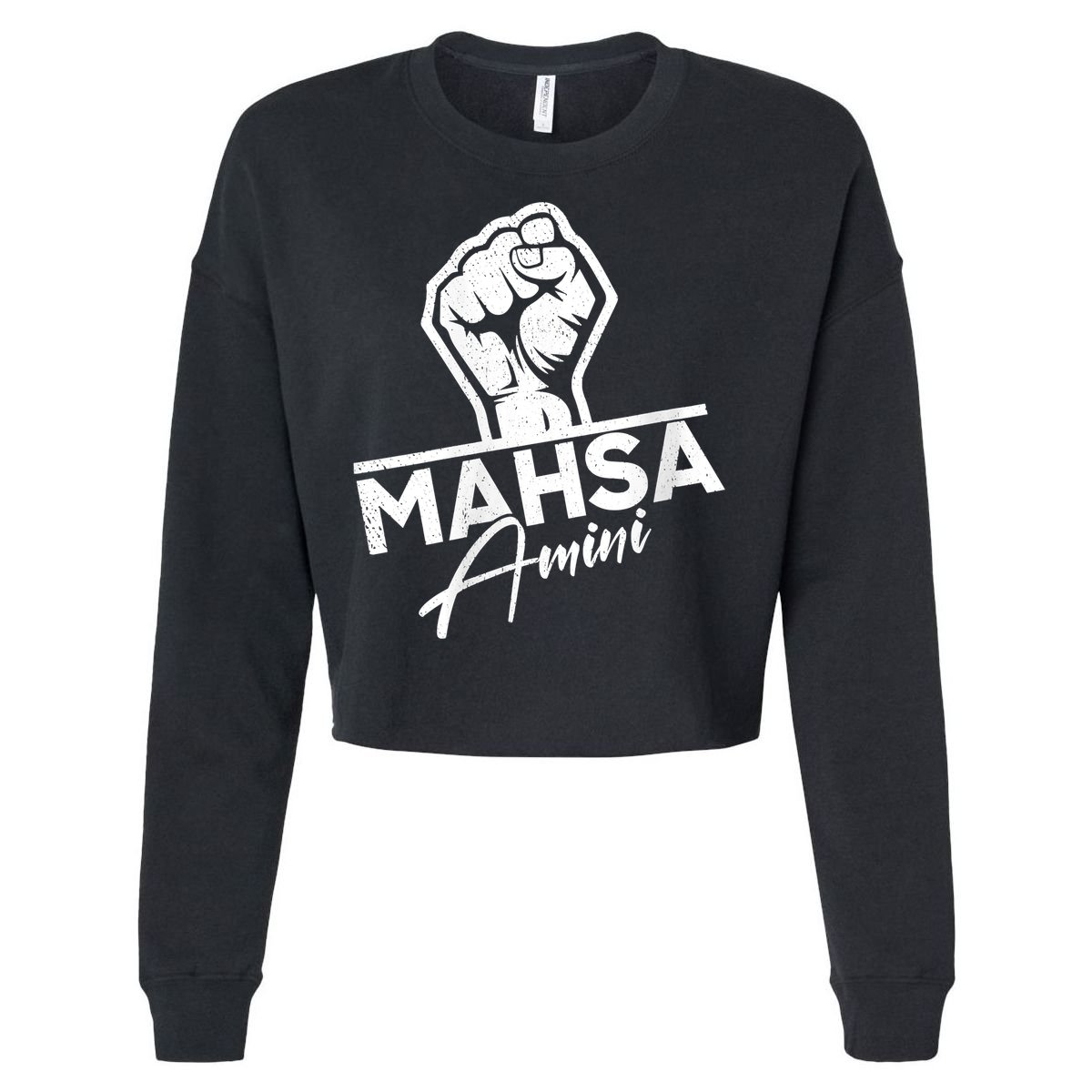 Mahsa Amini Iran MAHSAAMINI Cropped Pullover Crew