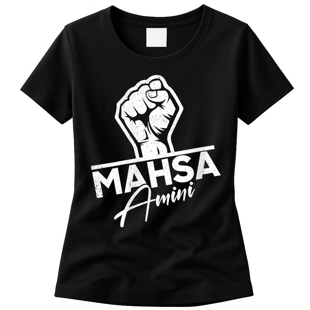 Mahsa Amini Iran MAHSAAMINI Womens T-Shirt