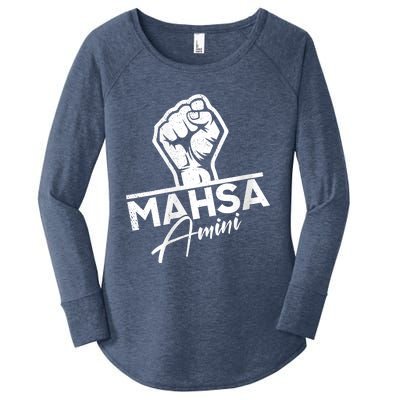 Mahsa Amini Iran MAHSAAMINI Women's Perfect Tri Tunic Long Sleeve Shirt