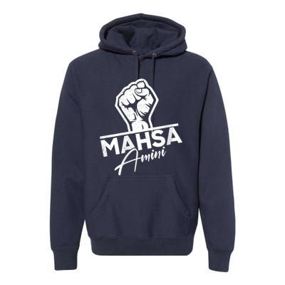 Mahsa Amini Iran MAHSAAMINI Premium Hoodie