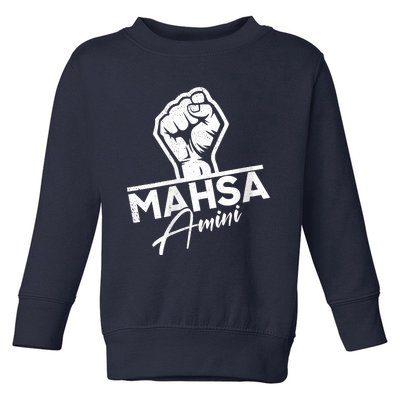 Mahsa Amini Iran MAHSAAMINI Toddler Sweatshirt