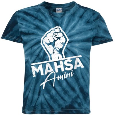 Mahsa Amini Iran MAHSAAMINI Kids Tie-Dye T-Shirt