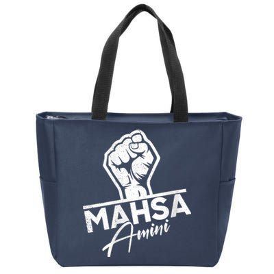 Mahsa Amini Iran MAHSAAMINI Zip Tote Bag