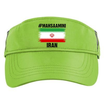 Mahsa Amini Iran Flag Support Womens Rights Adult Drive Performance Visor