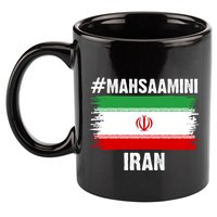 Mahsa Amini Iran Flag Support Womens Rights 11oz C Handle Ceramic Mug