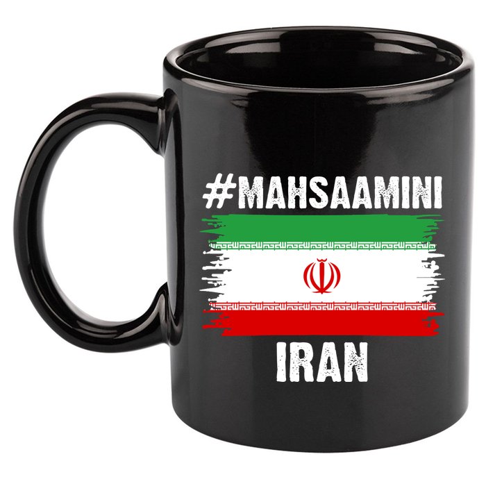 Mahsa Amini Iran Flag Support Womens Rights 11oz C Handle Ceramic Mug