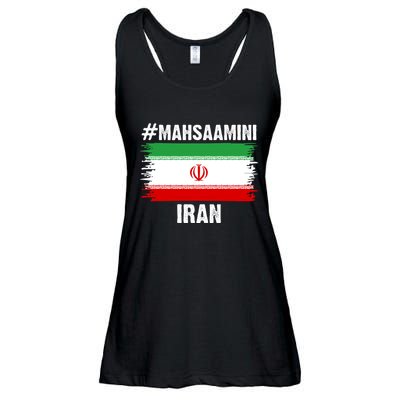 Mahsa Amini Iran Flag Support Womens Rights Ladies Essential Flowy Tank