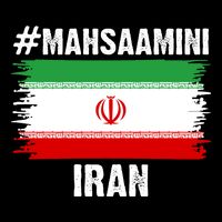 Mahsa Amini Iran Flag Support Womens Rights 16 in Basic Backpack