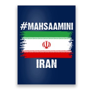 Mahsa Amini Iran Flag Support Womens Rights Poster