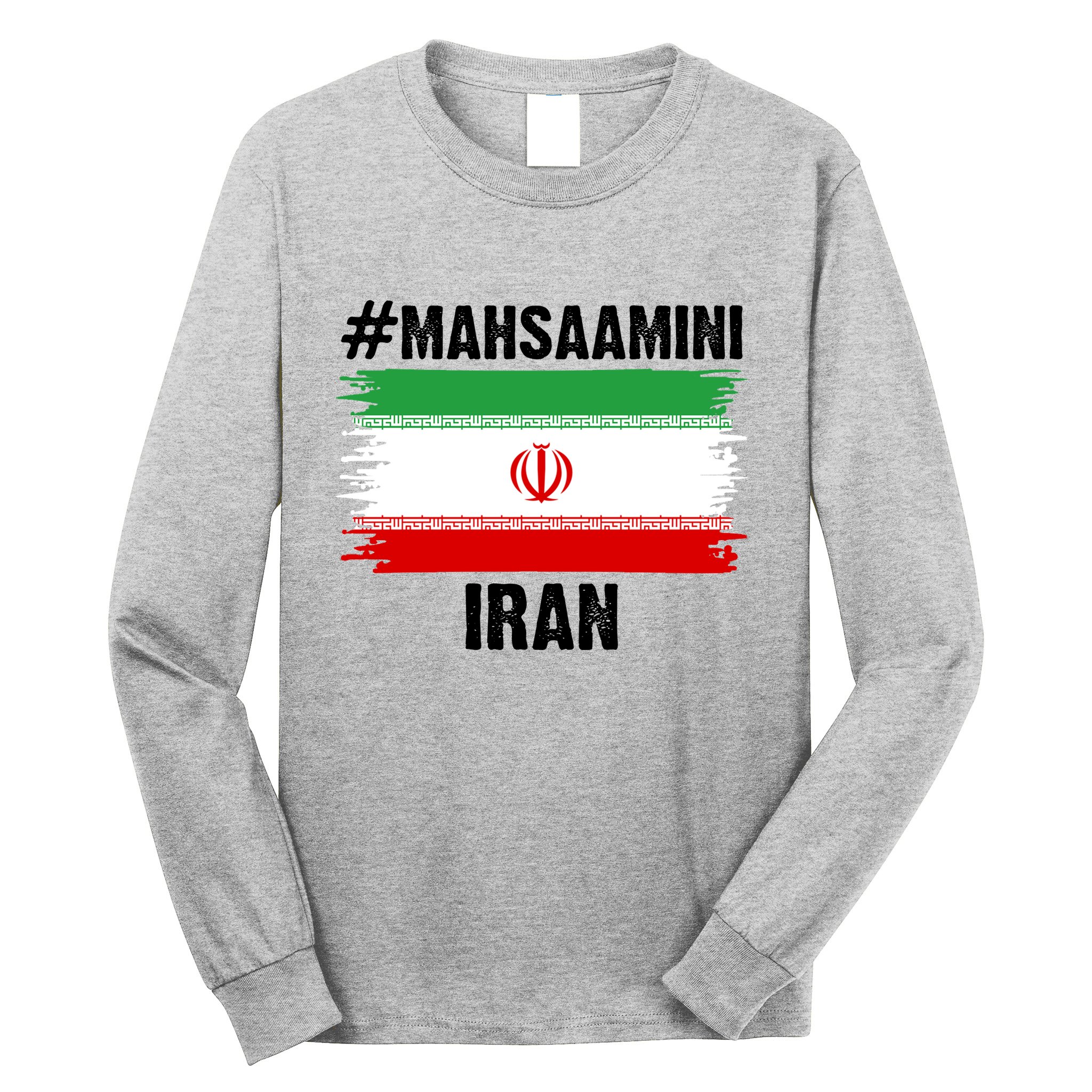 Mahsa Amini Iran Flag Support Womens Rights Long Sleeve Shirt