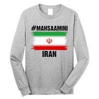 Mahsa Amini Iran Flag Support Womens Rights Long Sleeve Shirt